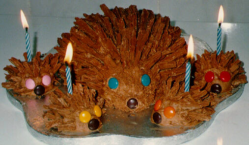 Hedgehog cake