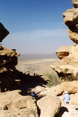 Climbing Jebel Qattar